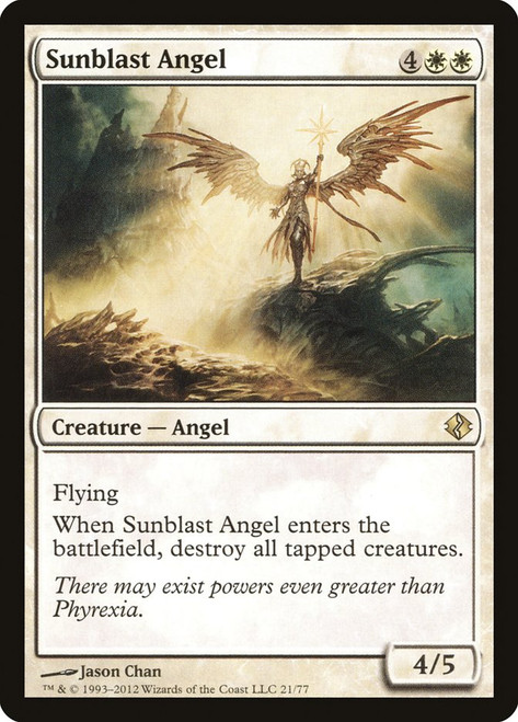 Sunblast Angel\nDuel Decks: Venser vs. Koth\nSingle\nMagic The Gathering