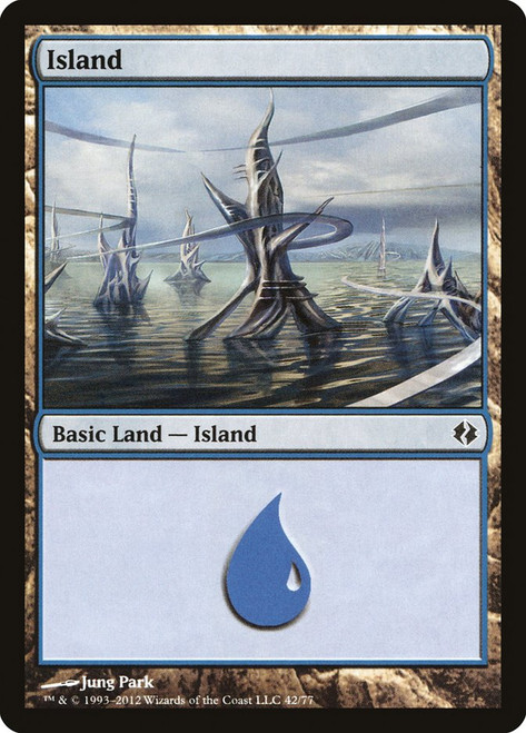 Island (#42)\nDuel Decks: Venser vs. Koth\nSingle\nMagic The Gathering