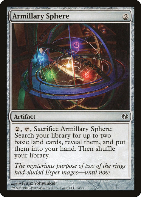 Armillary Sphere\nDuel Decks: Venser vs. Koth\nSingle\nMagic The Gathering