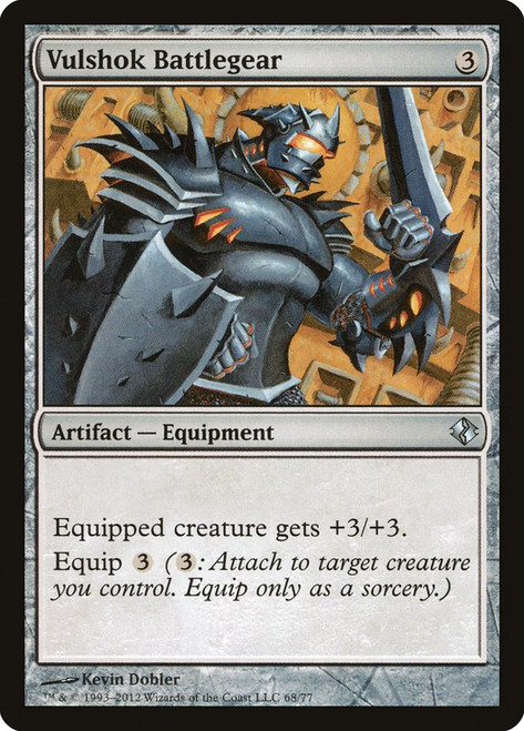 Vulshok Battlegear\nDuel Decks: Venser vs. Koth\nSingle\nMagic The Gathering