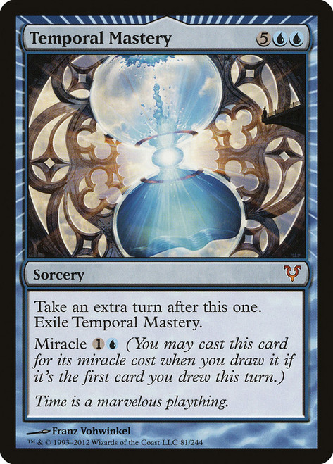 Temporal Mastery\nAvacyn Restored\nSingle\nMagic The Gathering