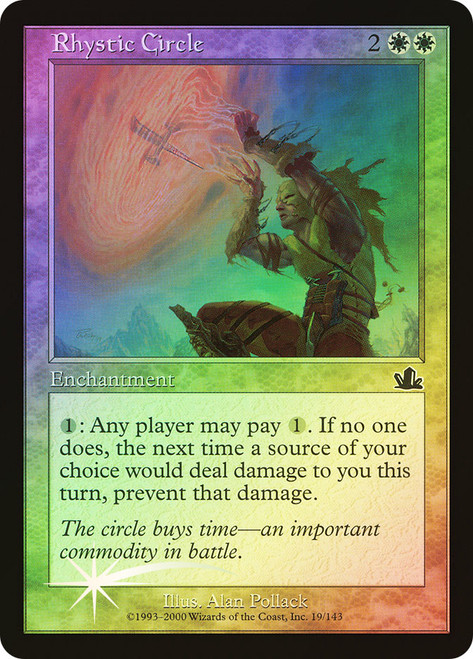 Rhystic Circle\nProphecy\nSingle\nMagic The Gathering