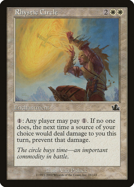 Rhystic Circle\nProphecy\nSingle\nMagic The Gathering
