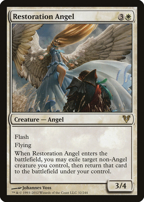 Restoration Angel\nAvacyn Restored\nSingle\nMagic The Gathering