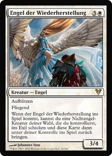 Restoration Angel
Avacyn Restored - German
Single
Magic The Gathering