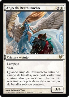 Restoration Angel
Avacyn Restored - Portuguese
Single
Magic The Gathering