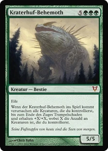 Craterhoof Behemoth
Avacyn Restored - German
Single
Magic The Gathering