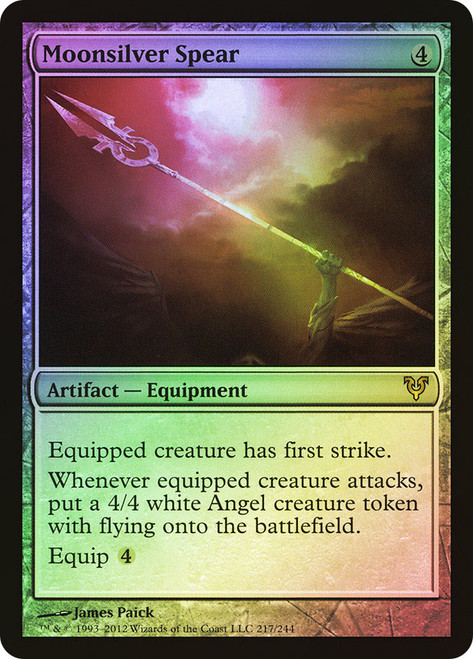 Moonsilver Spear\nAvacyn Restored\nSingle\nMagic The Gathering