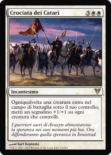 Cathars' Crusade
Avacyn Restored - Italian
Single
Magic The Gathering