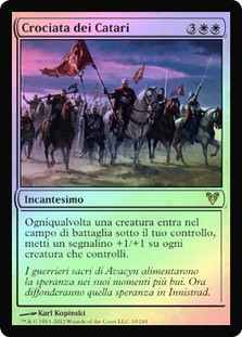 Cathars' Crusade
Avacyn Restored (Foil) - Italian
Single
Magic The Gathering
