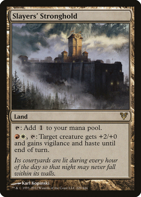 Slayers' Stronghold\nAvacyn Restored\nSingle\nMagic The Gathering