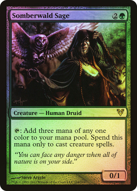 Somberwald Sage\nAvacyn Restored\nSingle\nMagic The Gathering