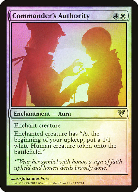Commander's Authority\nAvacyn Restored\nSingle\nMagic The Gathering