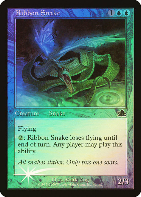 Ribbon Snake\nProphecy\nSingle\nMagic The Gathering