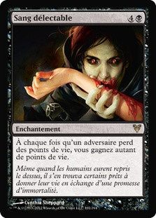 Exquisite Blood
Avacyn Restored - French
Single
Magic The Gathering