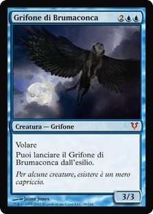 Misthollow Griffin
Avacyn Restored - Italian
Single
Magic The Gathering
