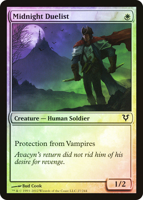 Midnight Duelist\nAvacyn Restored\nSingle\nMagic The Gathering