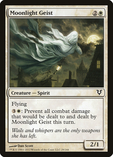 Moonlight Geist\nAvacyn Restored\nSingle\nMagic The Gathering