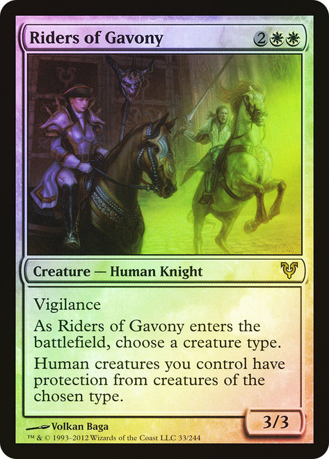 Riders of Gavony\nAvacyn Restored\nSingle\nMagic The Gathering
