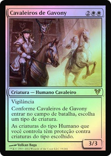 Riders of Gavony
Avacyn Restored (Foil) - Portuguese
Single
Magic The Gathering