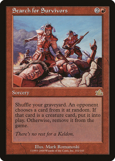 Search for Survivors\nProphecy\nSingle\nMagic The Gathering