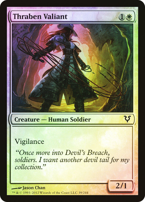 Thraben Valiant\nAvacyn Restored\nSingle\nMagic The Gathering