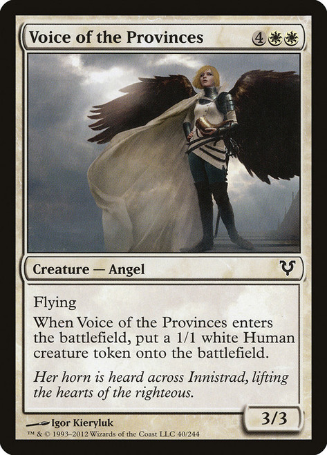 Voice of the Provinces\nAvacyn Restored\nSingle\nMagic The Gathering