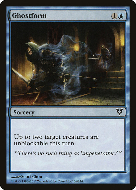 Ghostform\nAvacyn Restored\nSingle\nMagic The Gathering