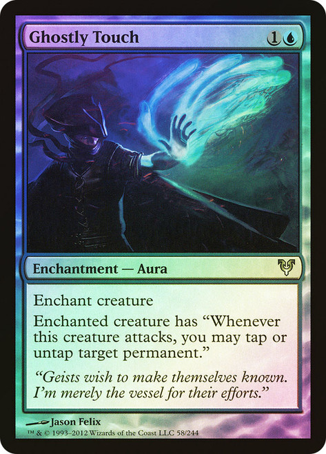 Ghostly Touch\nAvacyn Restored\nSingle\nMagic The Gathering