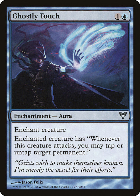 Ghostly Touch\nAvacyn Restored\nSingle\nMagic The Gathering
