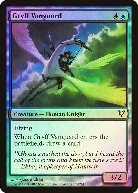 Gryff Vanguard\nAvacyn Restored\nSingle\nMagic The Gathering