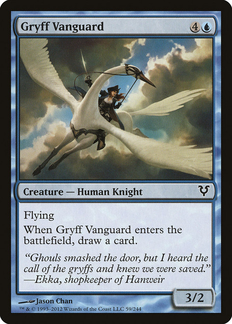 Gryff Vanguard\nAvacyn Restored\nSingle\nMagic The Gathering
