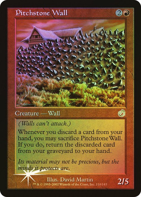 Pitchstone Wall\nTorment\nSingle\nMagic The Gathering