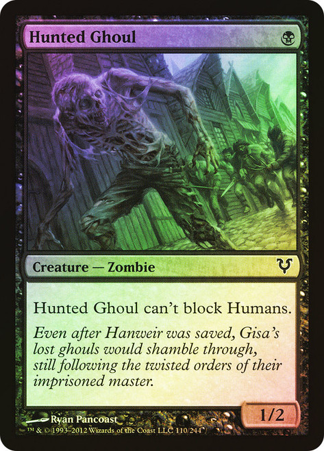 Hunted Ghoul\nAvacyn Restored\nSingle\nMagic The Gathering