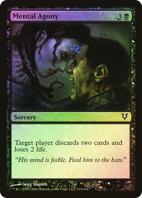 Mental Agony\nAvacyn Restored\nSingle\nMagic The Gathering