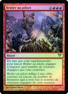 Burn at the Stake
Avacyn Restored (Foil) - French
Single
Magic The Gathering