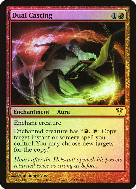 Dual Casting\nAvacyn Restored\nSingle\nMagic The Gathering