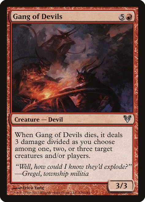 Gang of Devils\nAvacyn Restored\nSingle\nMagic The Gathering