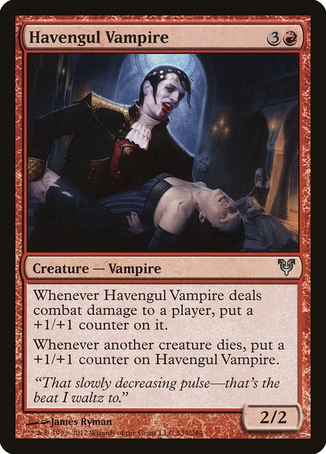 Havengul Vampire\nAvacyn Restored\nSingle\nMagic The Gathering