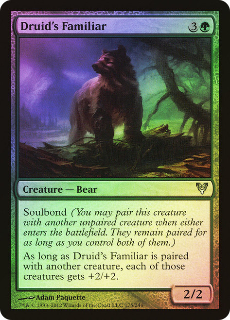 Druid's Familiar\nAvacyn Restored\nSingle\nMagic The Gathering