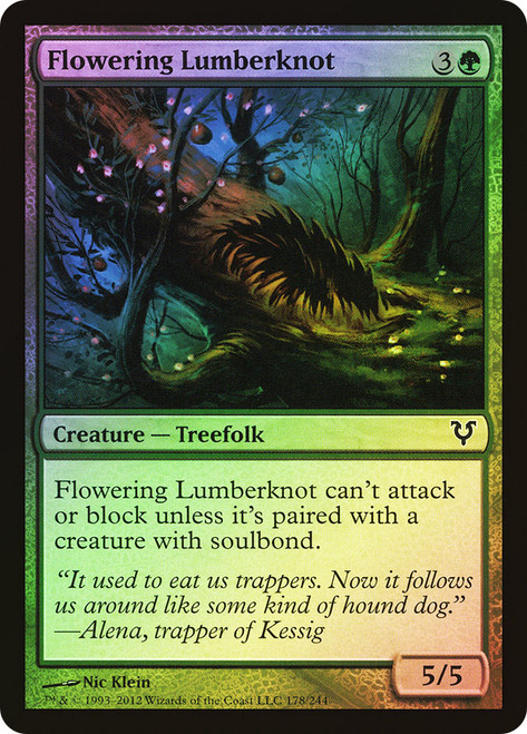 Flowering Lumberknot\nAvacyn Restored\nSingle\nMagic The Gathering