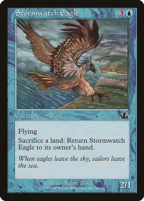 Stormwatch Eagle\nProphecy\nSingle\nMagic The Gathering