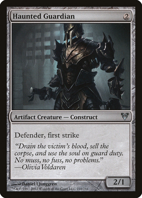 Haunted Guardian\nAvacyn Restored\nSingle\nMagic The Gathering