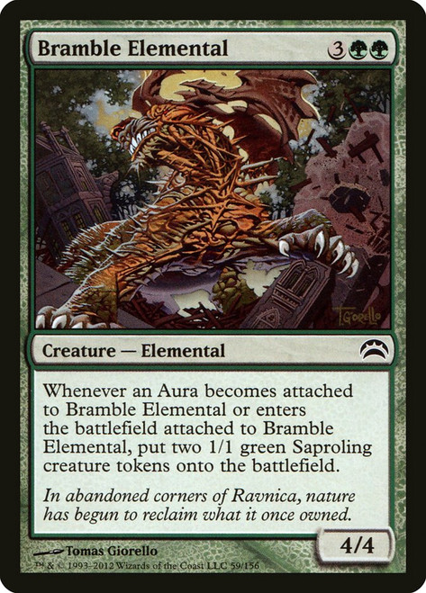 Bramble Elemental\nPlanechase: 2012 Edition\nSingle\nMagic The Gathering