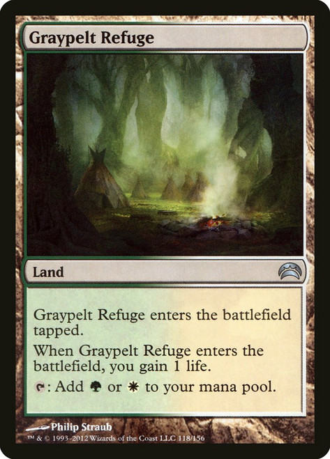 Graypelt Refuge\nPlanechase: 2012 Edition\nSingle\nMagic The Gathering