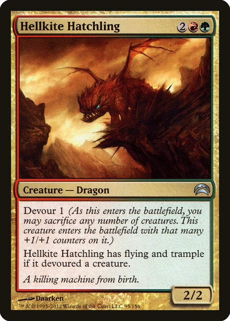 Hellkite Hatchling\nPlanechase: 2012 Edition\nSingle\nMagic The Gathering