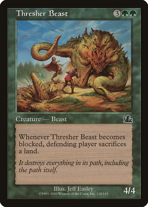 Thresher Beast\nProphecy\nSingle\nMagic The Gathering