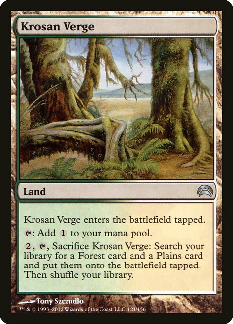 Krosan Verge\nPlanechase: 2012 Edition\nSingle\nMagic The Gathering