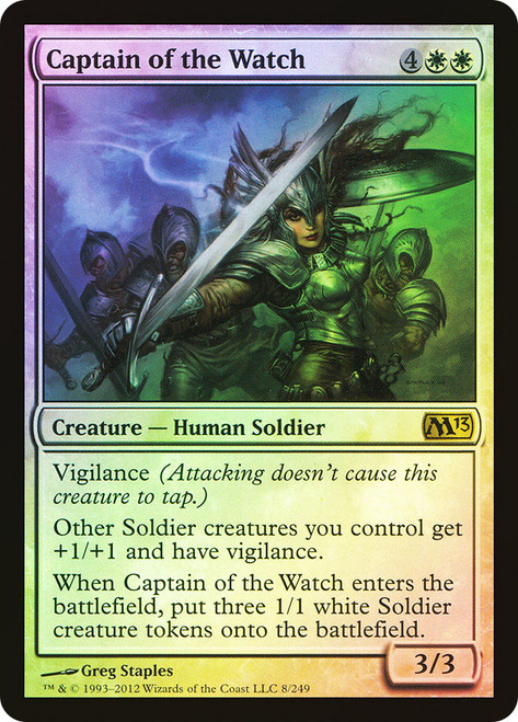Captain of the Watch\nMagic 2013 Core Set\nSingle\nMagic The Gathering
