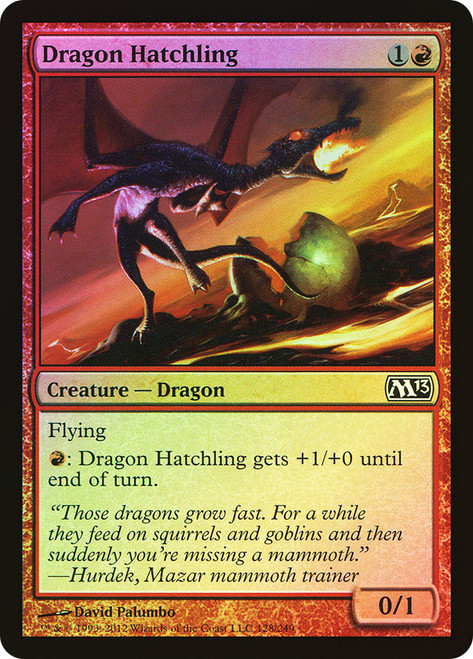Dragon Hatchling\nMagic 2013 Core Set\nSingle\nMagic The Gathering